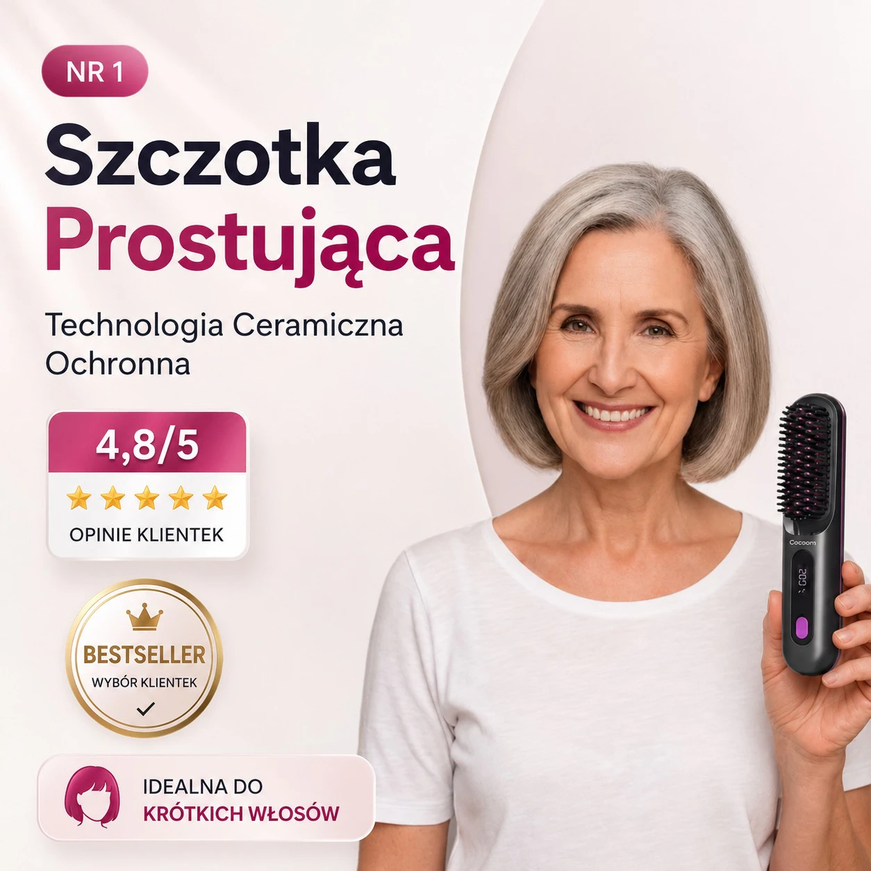PerfectBrush – szczotka stworzona do krótkich włosów 1