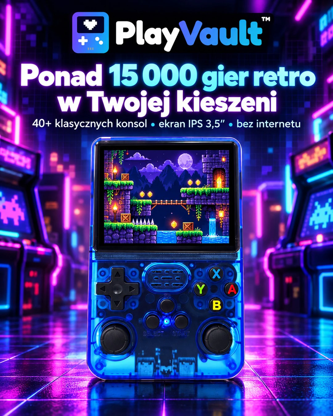 PlayVault – kieszonkowa konsola retro z ponad 15 000 gier 1